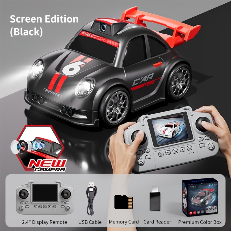 TEMU 2026 All-new Cp6 Electric Remote-controlled Car, Models: With Screen And Without Screen.