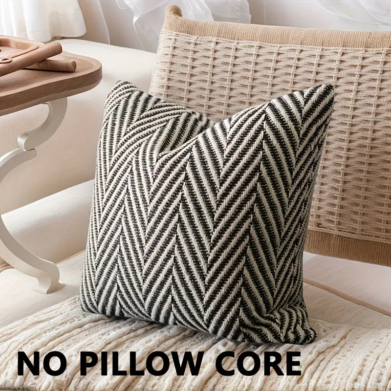 herringbone pattern pillow cover vintage Temu Oman