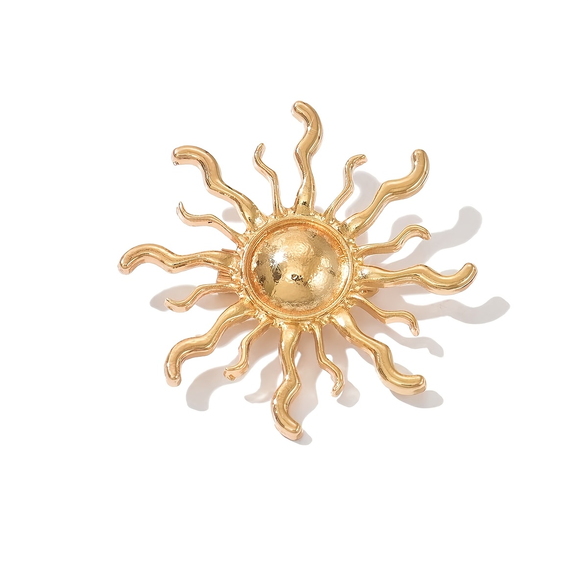 Artistic Sun & Bird Brooch Set, Perfect for Daily Wear