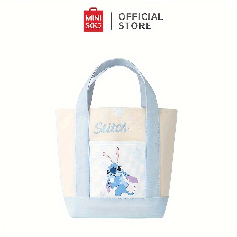 

Miniso & Blue Bento Bag - Nylon, Non-waterproof, Outdoor