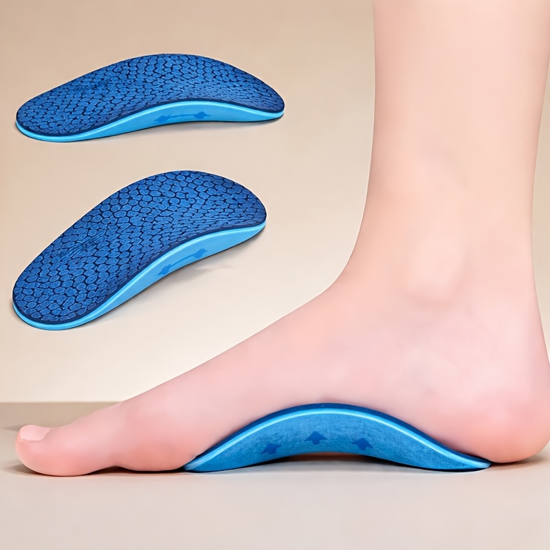 TEMU 1 Pair Arch Support Insoles, Comfortable Cushioning Shoe Inserts, Soft Support Insoles For Wear, For Men And Women, Fits For All Shoes