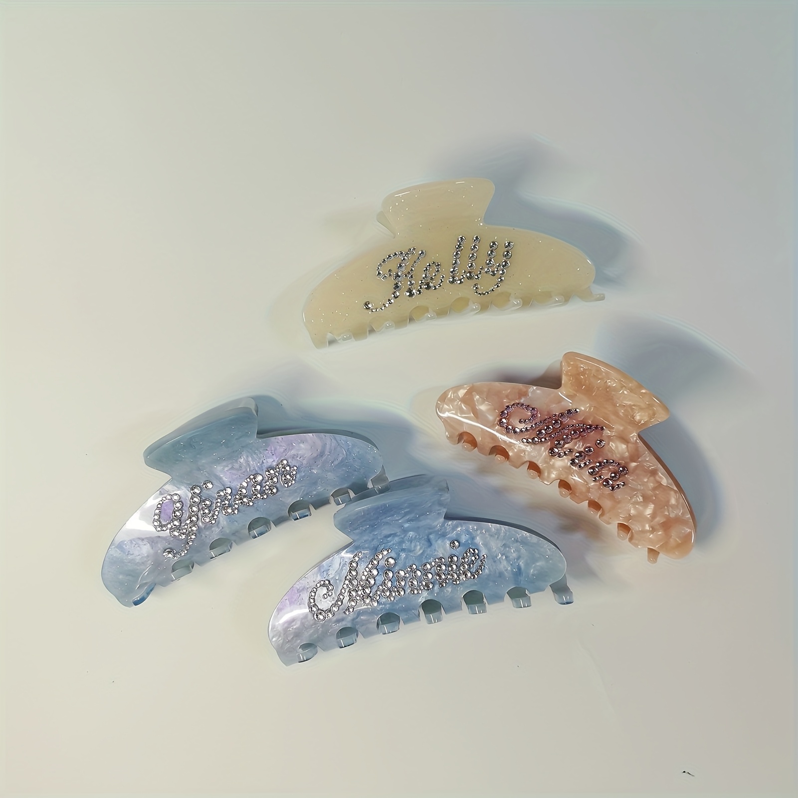 1pc personalized name hair clip for women custom   oval hairpin with multi color options elegant wedding bridesmaid mother s day christmas gift fits   hair special occasion sparkling     accessory gift     fine     Product details 7