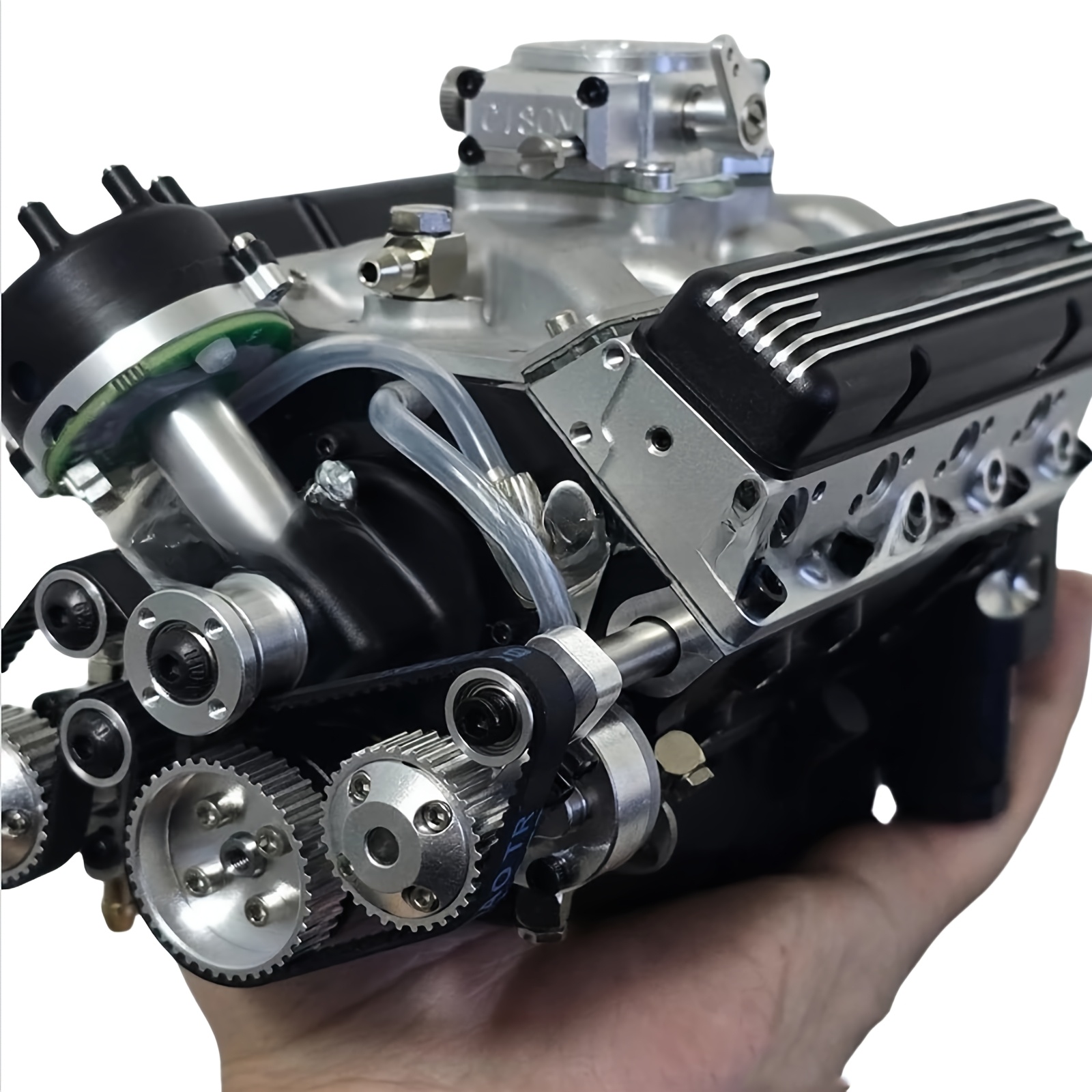 汽油顶置气门 v8 发动机套件、  汽油顶置气门 v8 小型发动机模型套件、迷你 v8 模型发动机套件、为成人打造您自己的 v8 模型发动机 详情 0