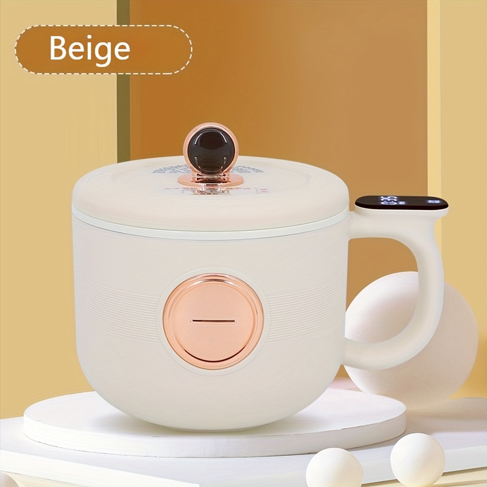 Compact Electric   and Fry Pan with Lid - Portable   Cooker, Adjustable Temperature Control,   Protection, Lightweight Apartment Kitchen appliance for Dorm, Home, Small Kitchens -   with Open-Lock Lid, Fits European sockets (220-240V), Dorm Cooking, Sleek Cookware,   Coating,  ,  