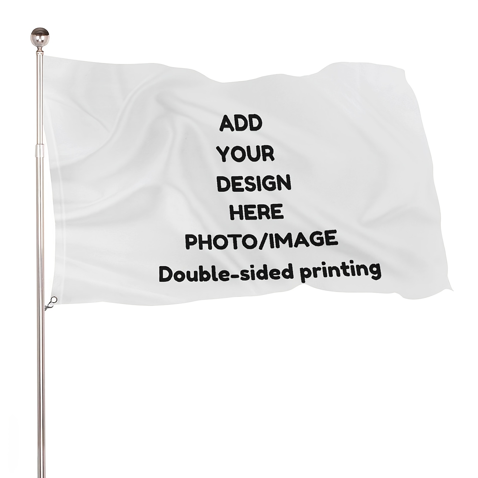 

Custom Personalized Double-sided Polyester Flag - Add Your Own Photo/image For Outdoor & Indoor Display, & Fade-resistant, Parties & Decoration, Unique Gift Idea, Flag Decorations