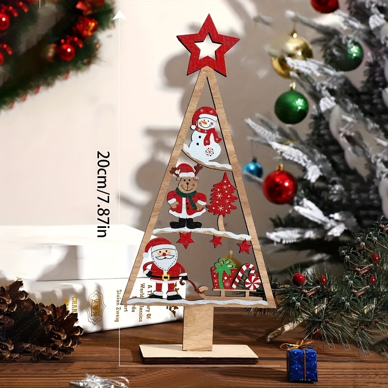 E-shop Weihnachtlicher Feiertags-Dekorationsschmuck, Schreibtisch--Dekoration, Feiertagsgeschenk für Familie Freunde, -Schmuck, Exquisite