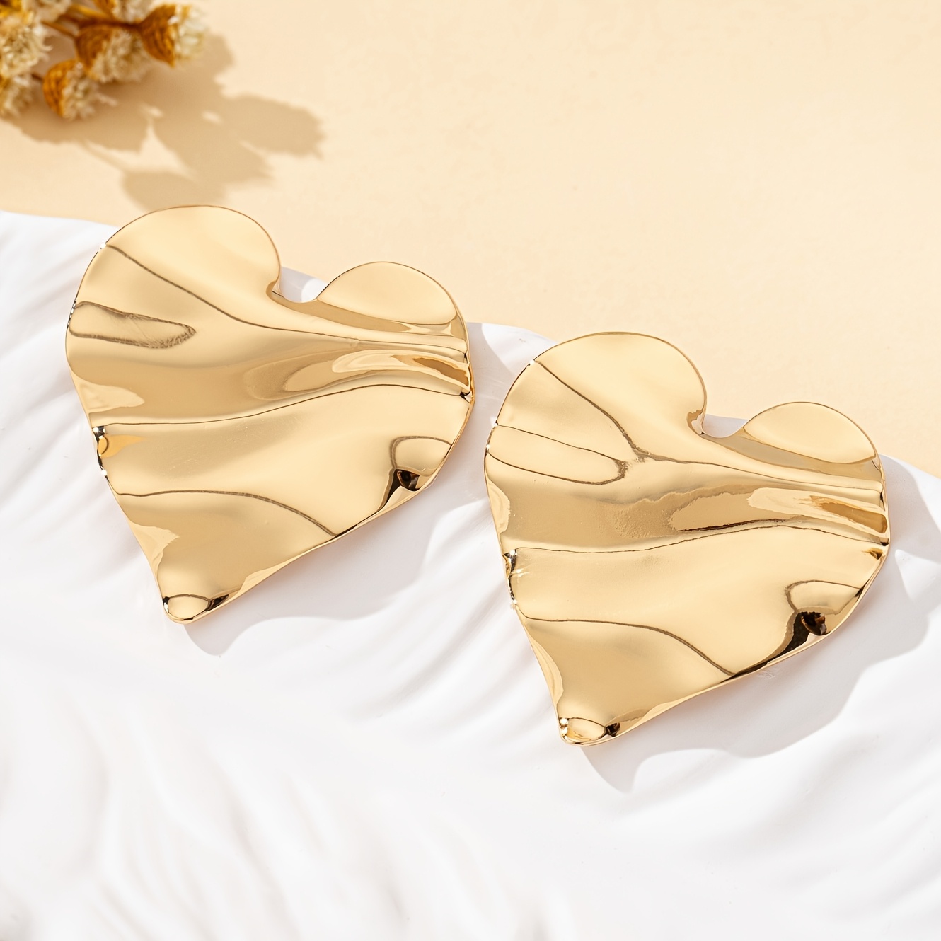 Heart Stud Earrings, Earrings, Ear Jewelry, Mother's Day/mama/mom Gift