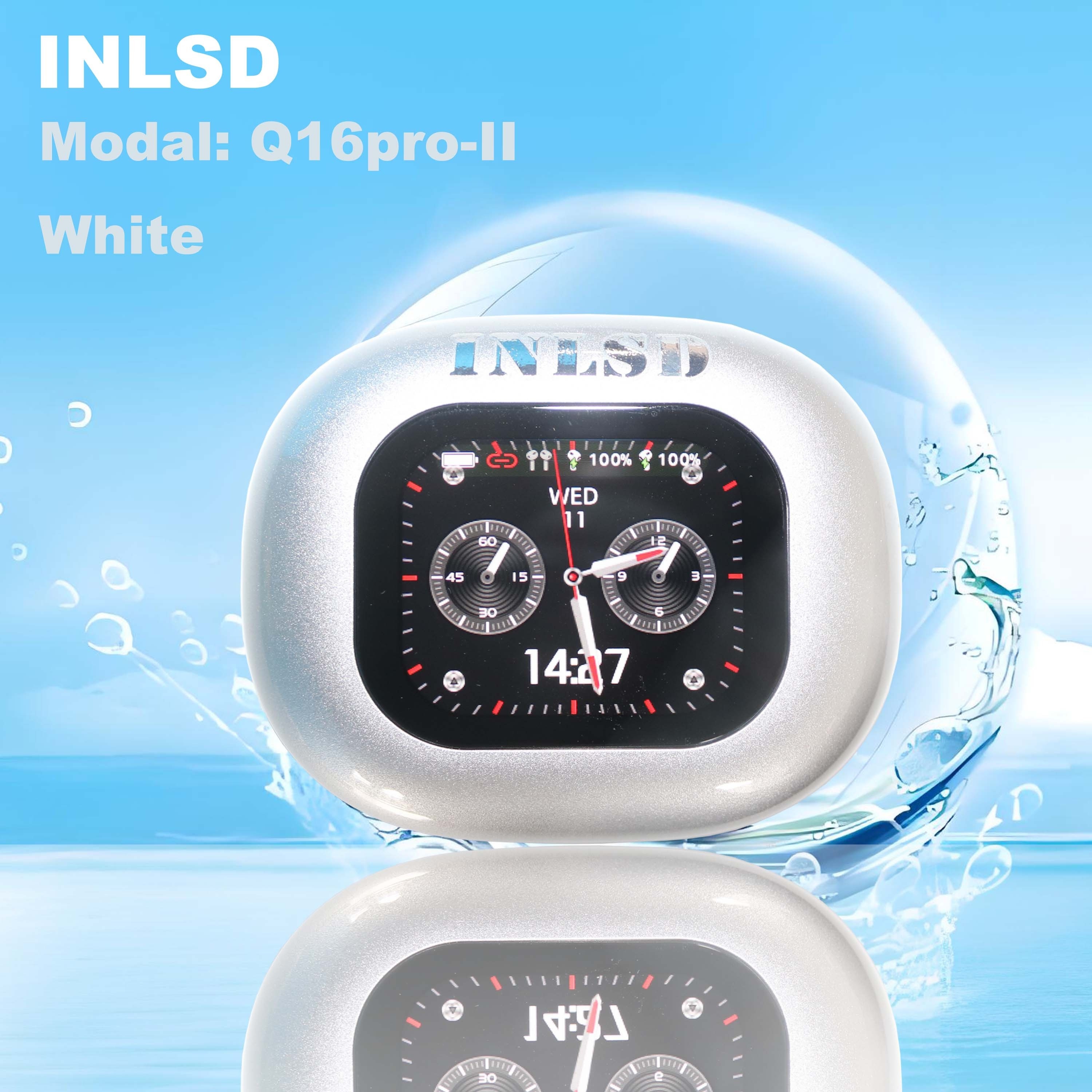 

Inlsd New Wireless Headphones With Lcd Display - , Ips Screen For Calls And Music , Remote Photography - Sports And Entertainment, Open Headphones Bt 5.4