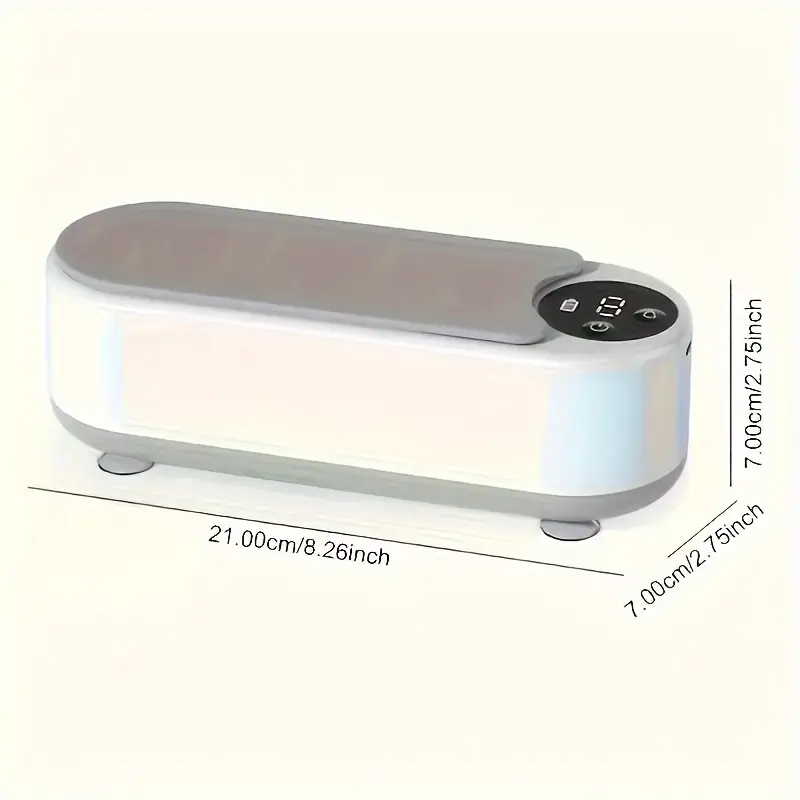 usb rechargeable ultrasonic cleaner for glasses jewelry watches high frequency vibration deep cleaning machine portable cordless design with lithium battery details 4