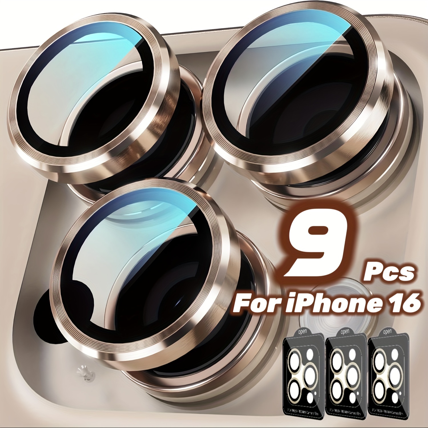 

[3+3+3 ] For Pro/ For , [1 Installation ] Tempered Metal Accessories ( Titanium)