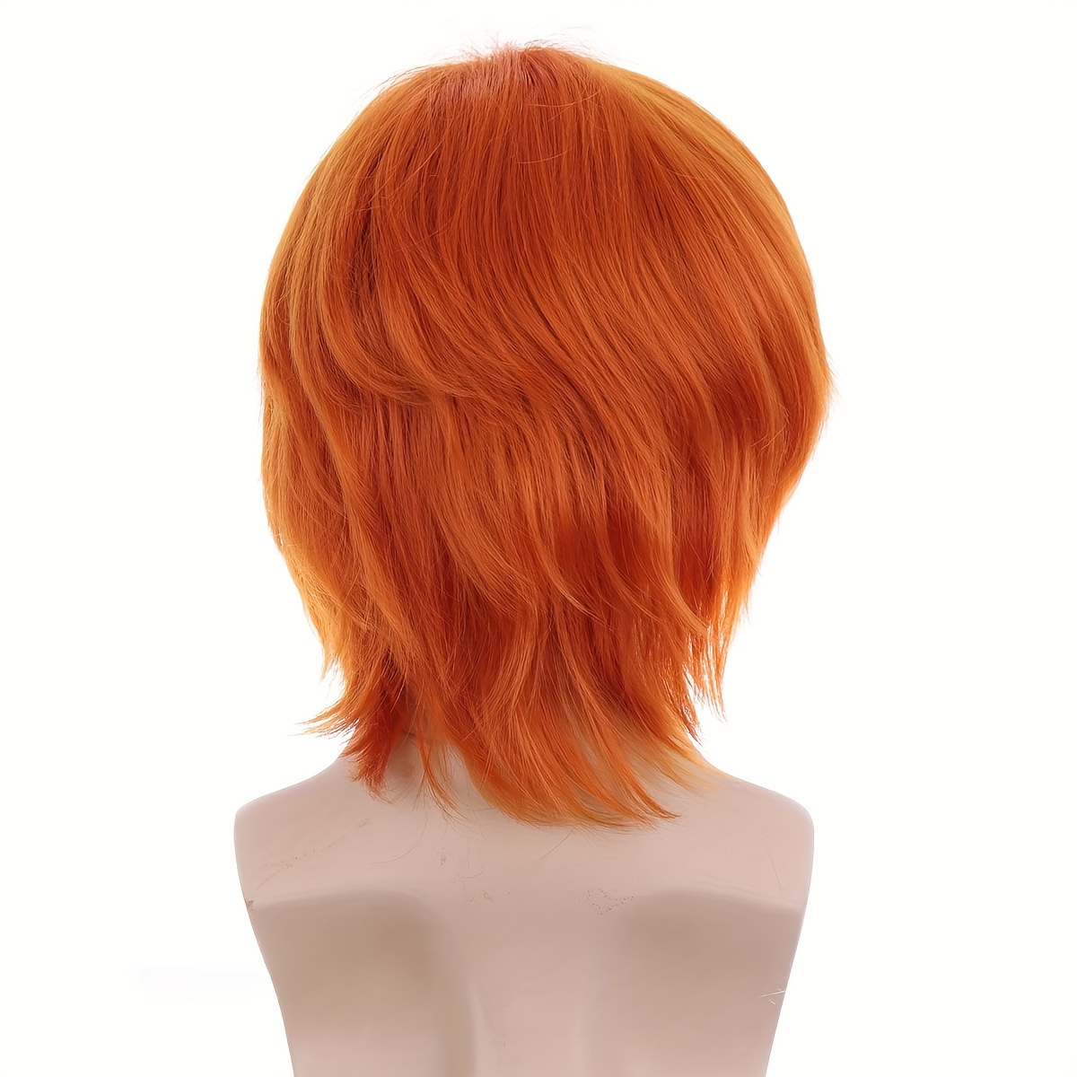 Anime Cosplay Wig, Unisex Curly Full Top Cos Head Cover details 4