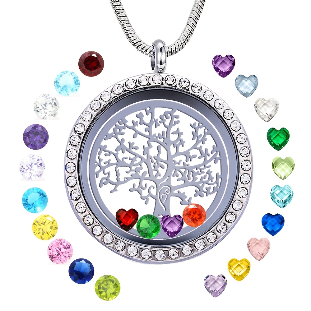 

12pcs Birthstone Pendant Accessories