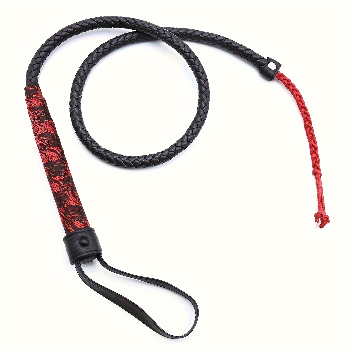 

1pc, Extended Horse Whip, Pu Leather Whip For Riding Training, Outdoor Sports Training And Performance Equestrian Supplies