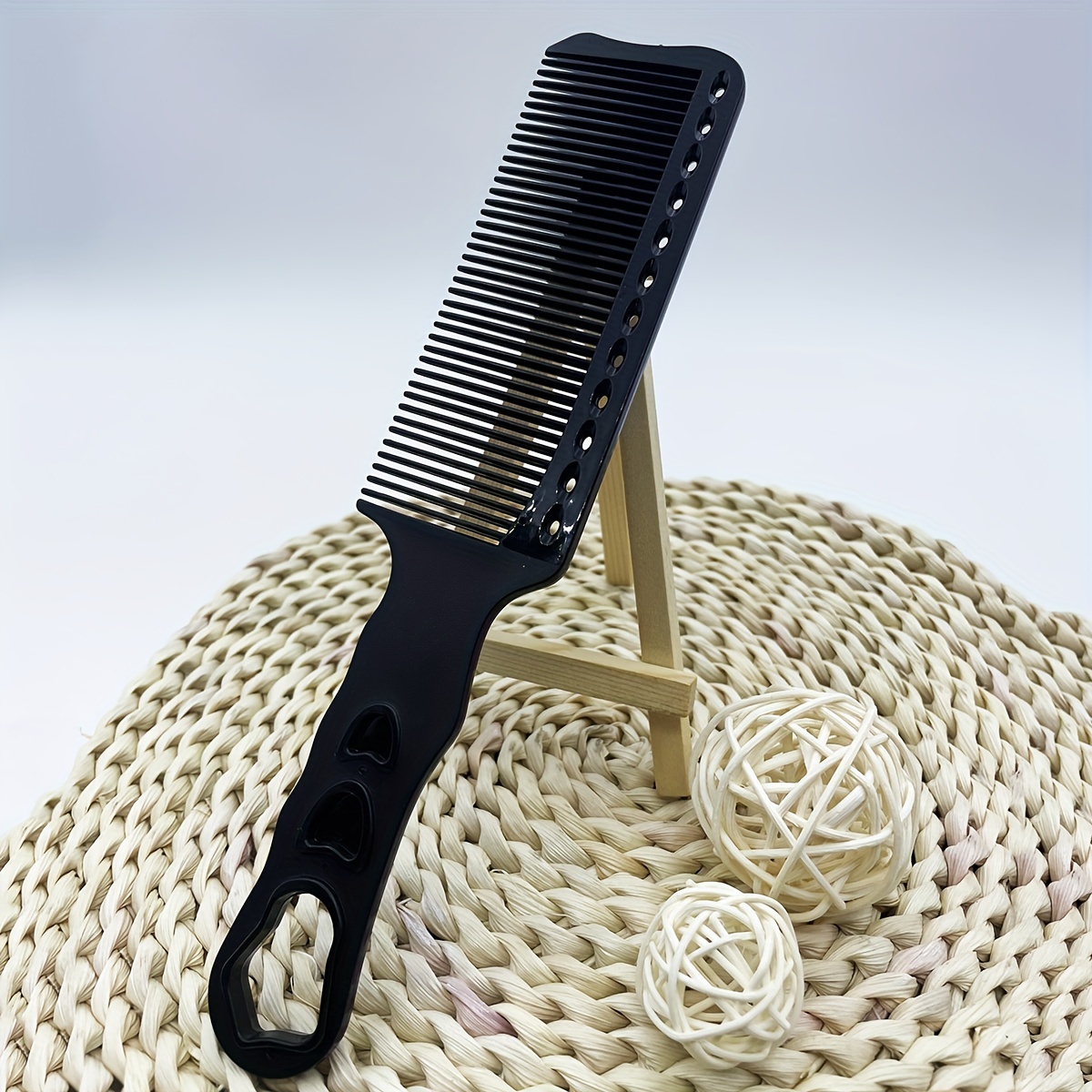 Portable Hair Styling Comb Set - Durable Plastic, Ideal For Travel & Everyday Use, Design