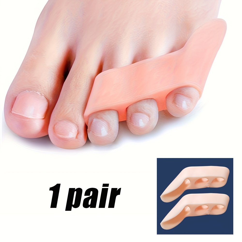 1 Pair Gel Toe Separators for Third to Fifth Toes