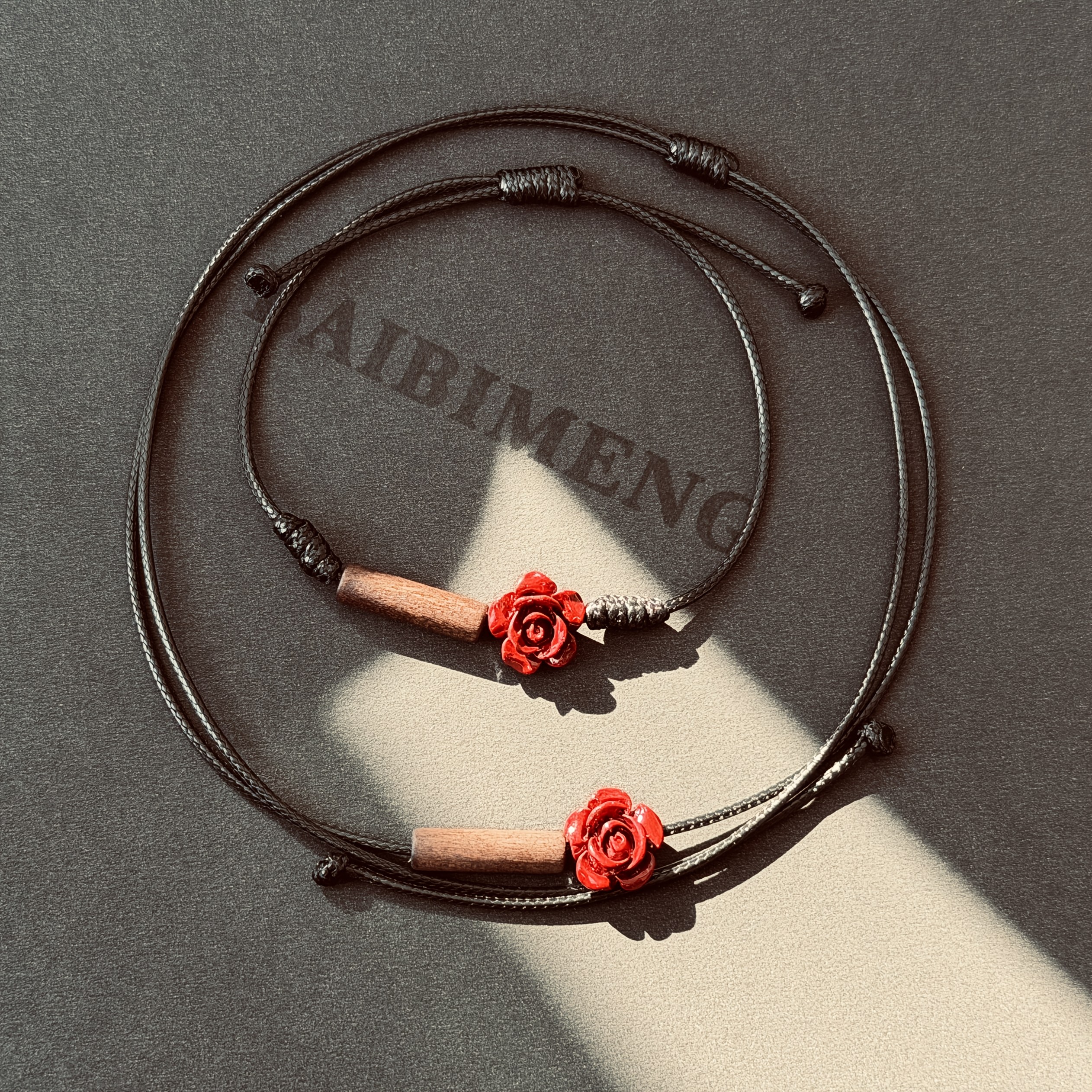 Women's Versatile Atmosphere Rose Bracelet Necklace