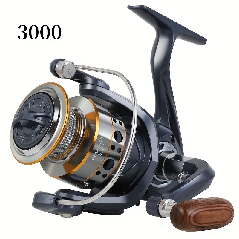 E-shop BILLINGS 1000-7000 Serie Spinnrolle, 5.2:1 Übersetzung, 12KG Max. , Robuste Bauweise und Faltbarer Rocker, Beidhändig Universal, für Alle