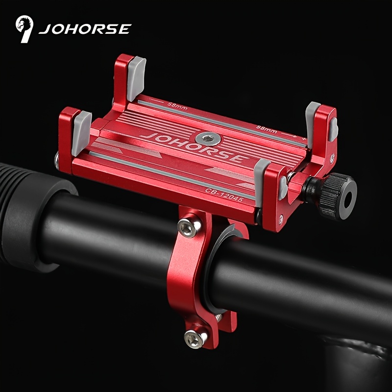 

Aluminum Alloy Motorcycle Phone Holder For Bicycle, Handlebar Mounted Phone Holder, Bicycle 360° Rotating Universal Bicycle Phone Holder