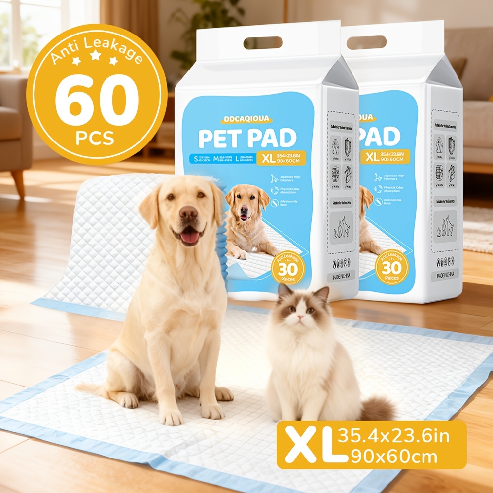 TEMU Confezione salviette assorbenti usa e getta per cani, adatte per l'addestramento in , per cuccioli con misure S/M/L/XL, protezioni super