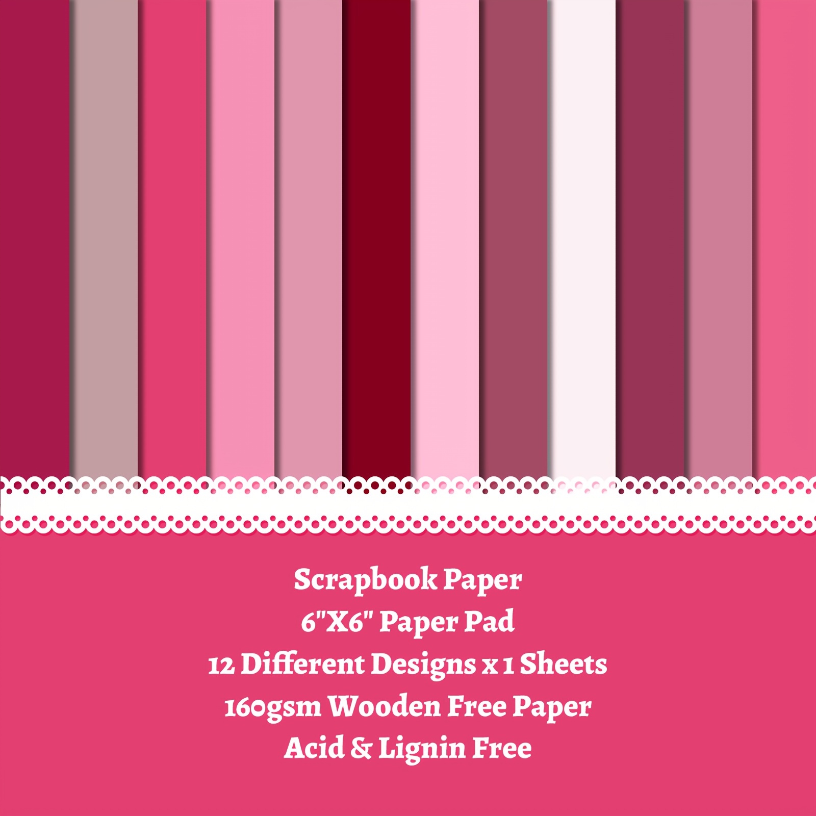 

12pcs - & Red, For Diy Projects, Scrapbooking & Journaling