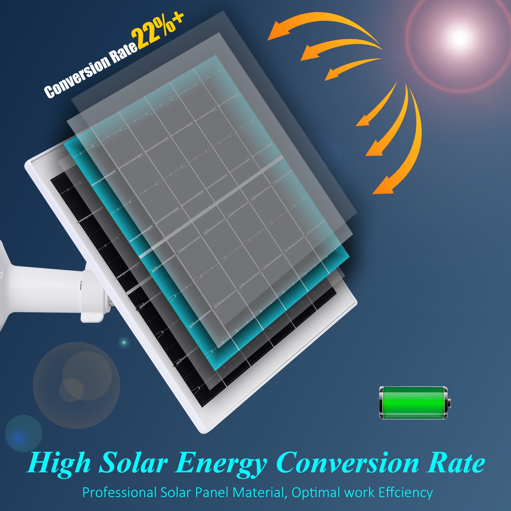 5w high   battery solar panels, 5200mah portable solar charger with usb connector for outdoor built-in battery security cameras and string lights, solar panel with battery, solar usb charger, solar panel portable, solar battery charger, outdoor power supply, lightweight panel, foldable solar setup, high  cells, durable solar cells, solar power bank, camping gear,     Product details 1