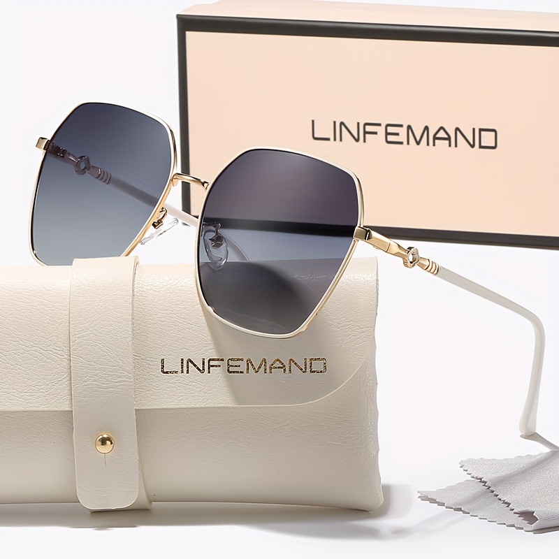 linfeman vintage metal frame with carved design anti glare shades for driving and festival gifts Product details 7