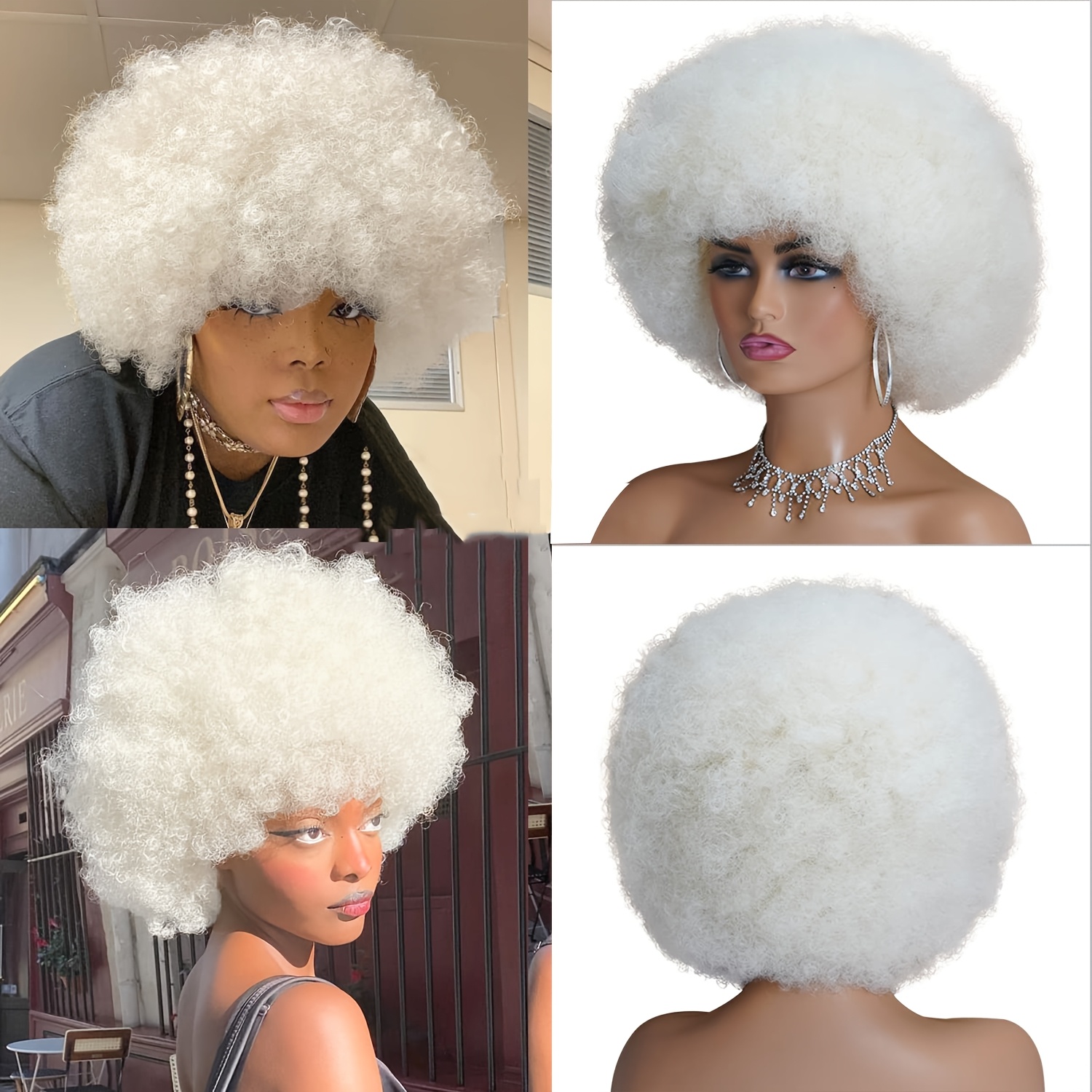 africana rock disco anni 70 capelli afro ricci - Temu Italy, image size:1500x1500