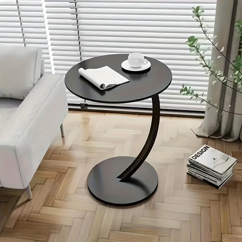 Round Side Table, Also A Mini Side Table, Serves As A Decoration For Modern Living Rooms. It Requires No Power Supply, Is Lightweight, And Features A Vintage Style. It'S Space - Saving And Suitable For Living Rooms, Kitchens, And Bedrooms.