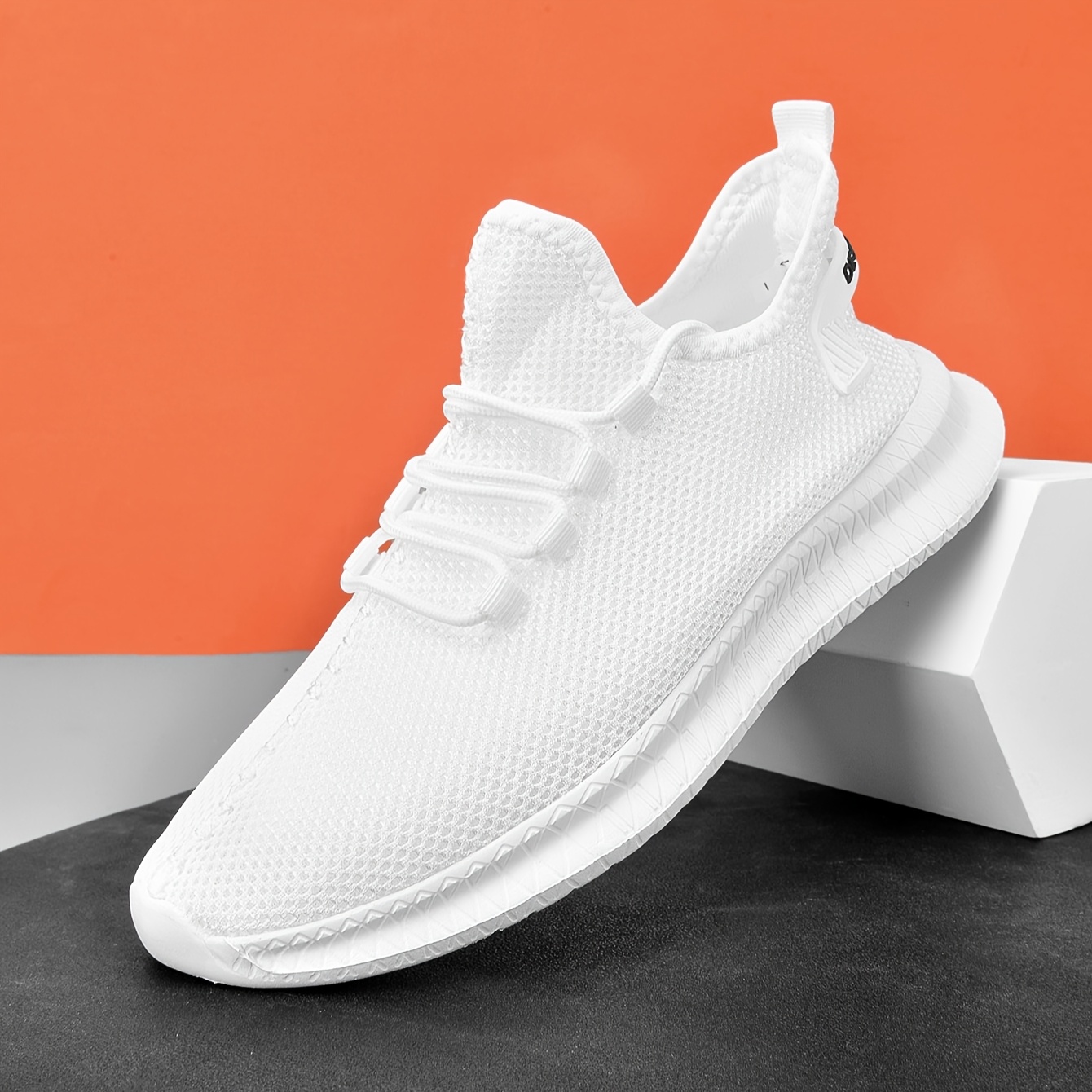 herren atmungsaktive laufschuhe leichte low-top sneaker mit eva