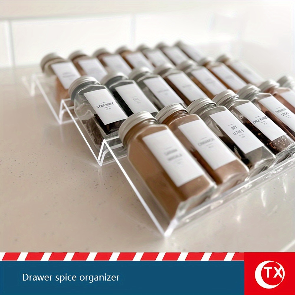 

3+1 Set Of 4pcs , Seasoning Countertop Organizer . Retractable Organizer , Multiple Free Organizing Racks