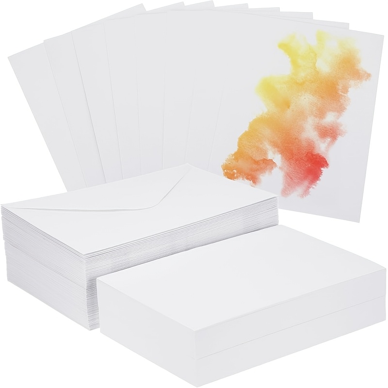 

25 Sets Of Watercolor Cards Blank Postcards Watercolor Paper Cards Art Supplies Valentine's Day Gifts For Painting, Homemade, Mailing, Invitations, Greeting Cards (4x6 Inch), Hdhuiun