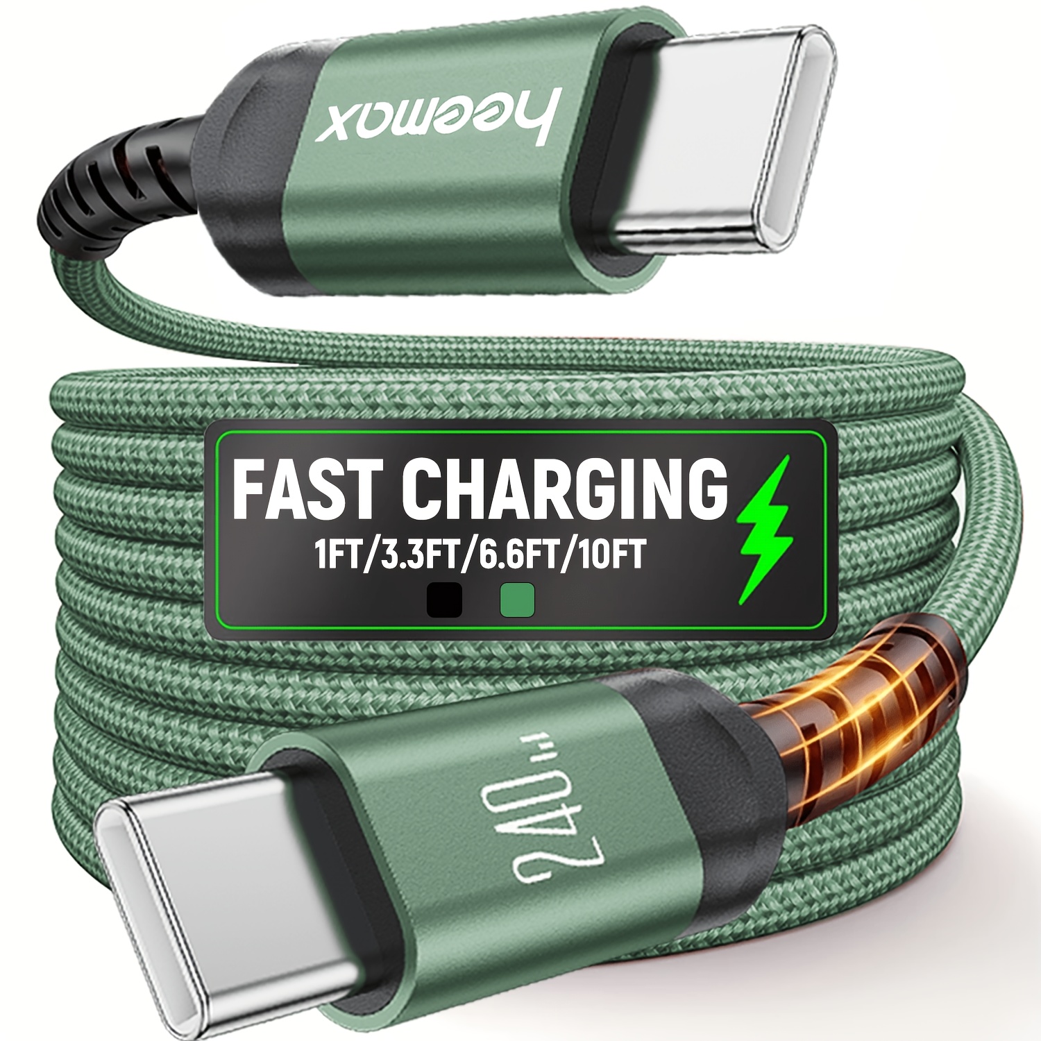 item picture   240w   charging cable pd3 1 high speed type c charger cord fits for all usb c to usb c port devices