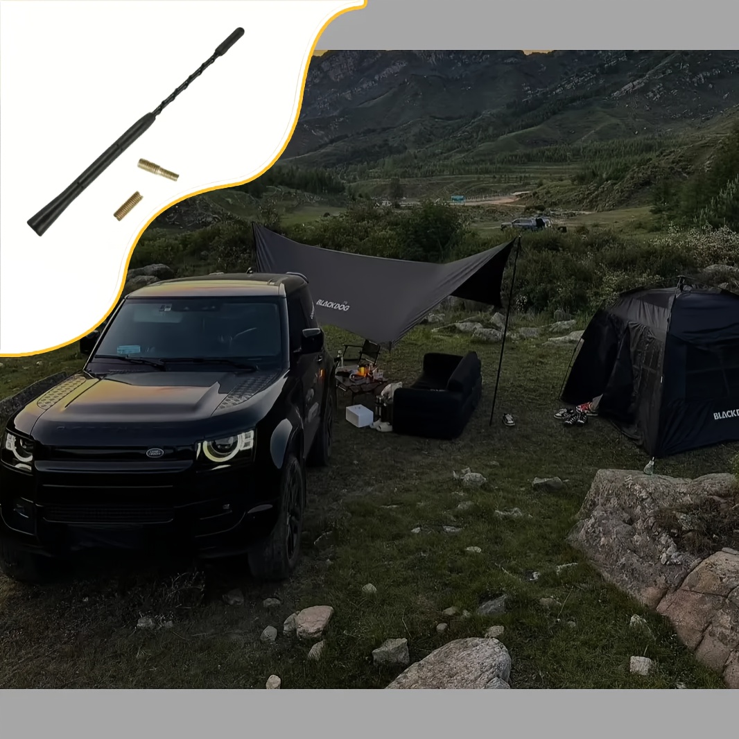 Image of 22/26/37cm Universal Car Antenna, Suitable For , For , For Mercedes-benz, For , For , For - Pvc Material, With Screws, Antenna, Designed For Am/fm Signal Reception