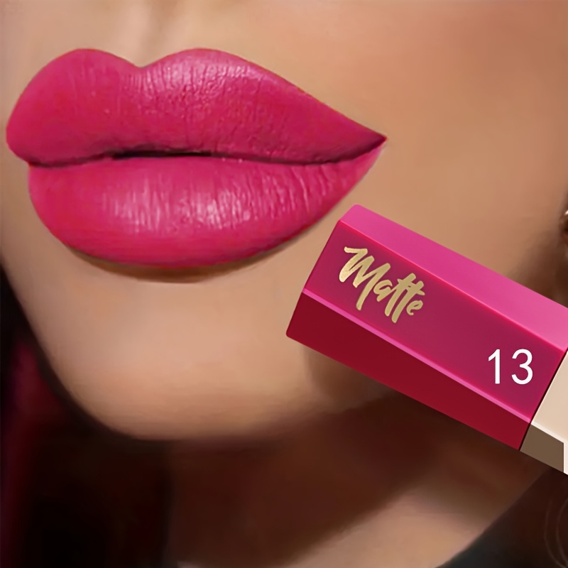 Pudaier Waterproof Matte Velvet Lip Gloss Long-Lasting Nude Shades in 13 Colors