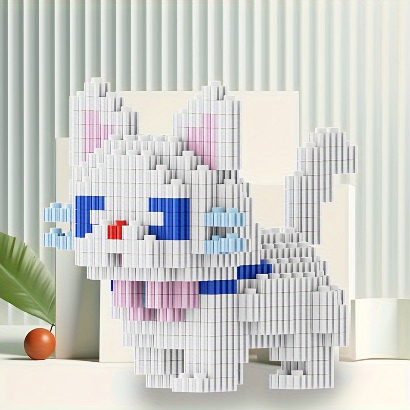 4000PCS Kitty Block Toy Creative DIY Puzzle Cat Lovers Birthday Gift