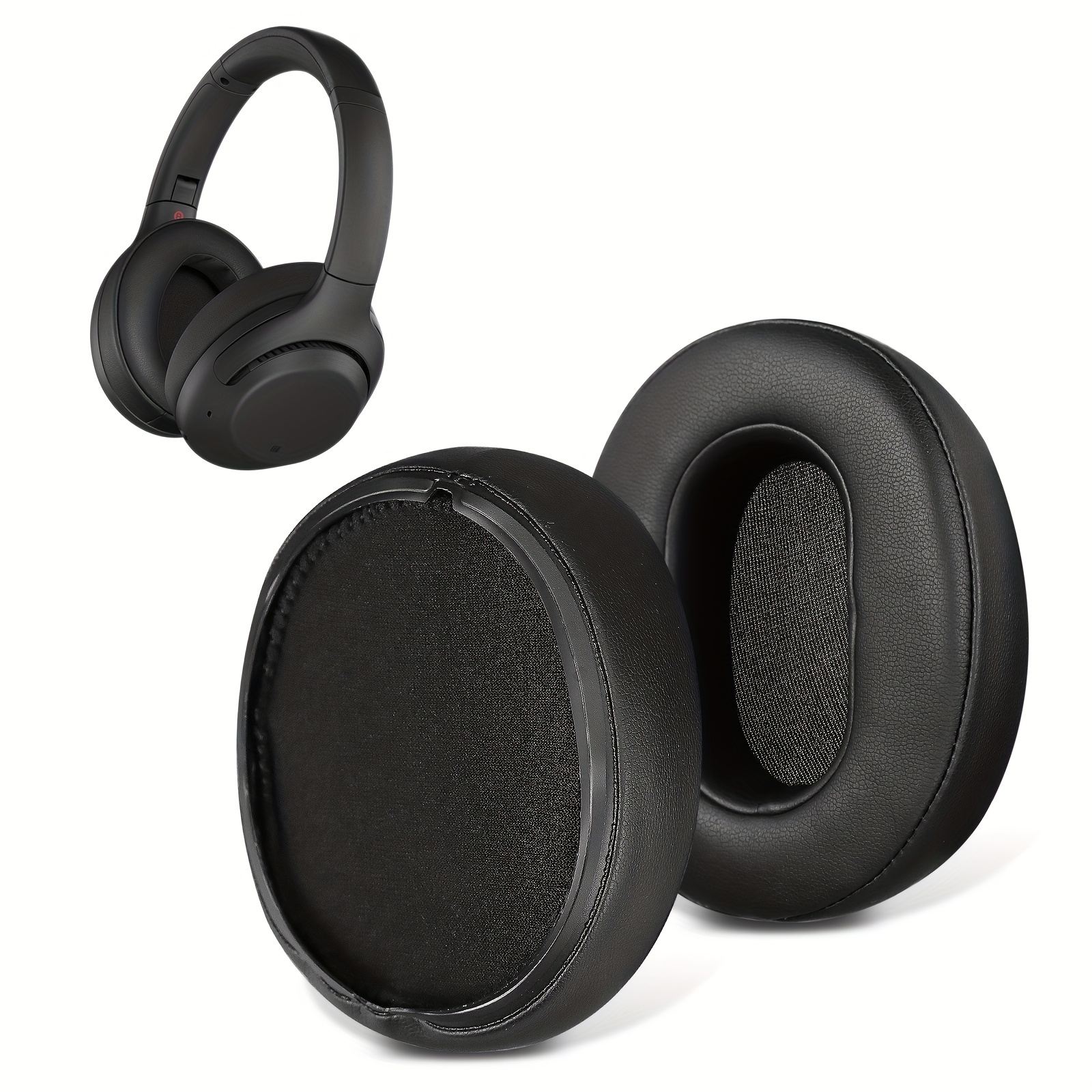 TEMU Xb900 Earpads, Replacement Earpads For Wh-(wh-xb900) Headphones, Ear Pads Cushions With Noise Isolation Memory Foam, Soft Protein Faux Leather