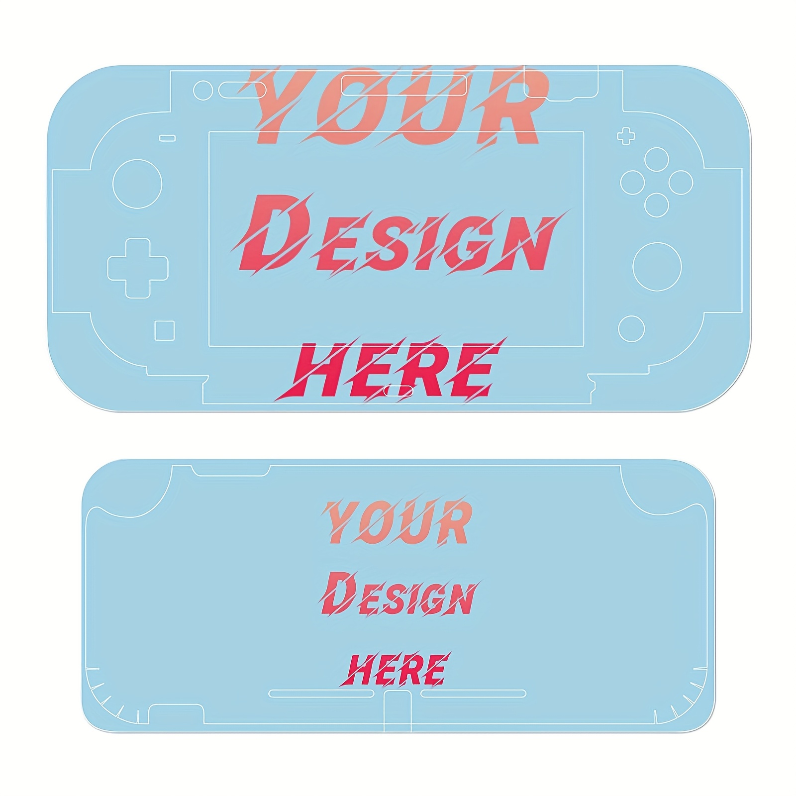 TEMU Autocollants personnalisés pour consoles de jeux, autocollants pour consoles de jeu (série Switch), adaptés aux consoles Switch et Switch Lite,