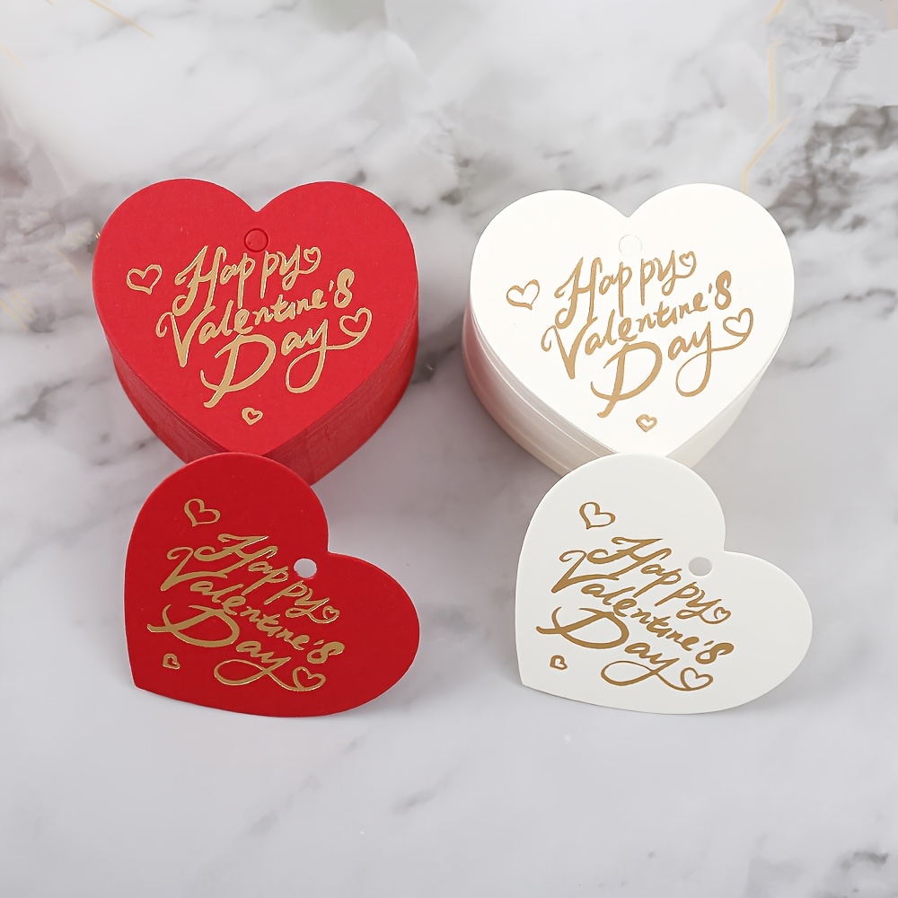 

2025 New Gift Decoration Valentine's Day Tags And Cards, Heart-shaped Gift Cards For Valentine's Day, Holiday Decorations.
