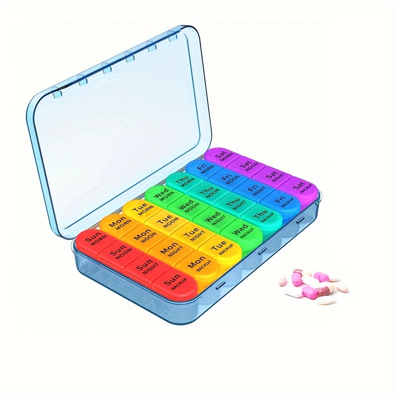 Aichilra Medikamentenbox Mit 4 Schubladen - Praktischer Aufbewahrungsorganizer Für Medizin, Haushalt & Büro