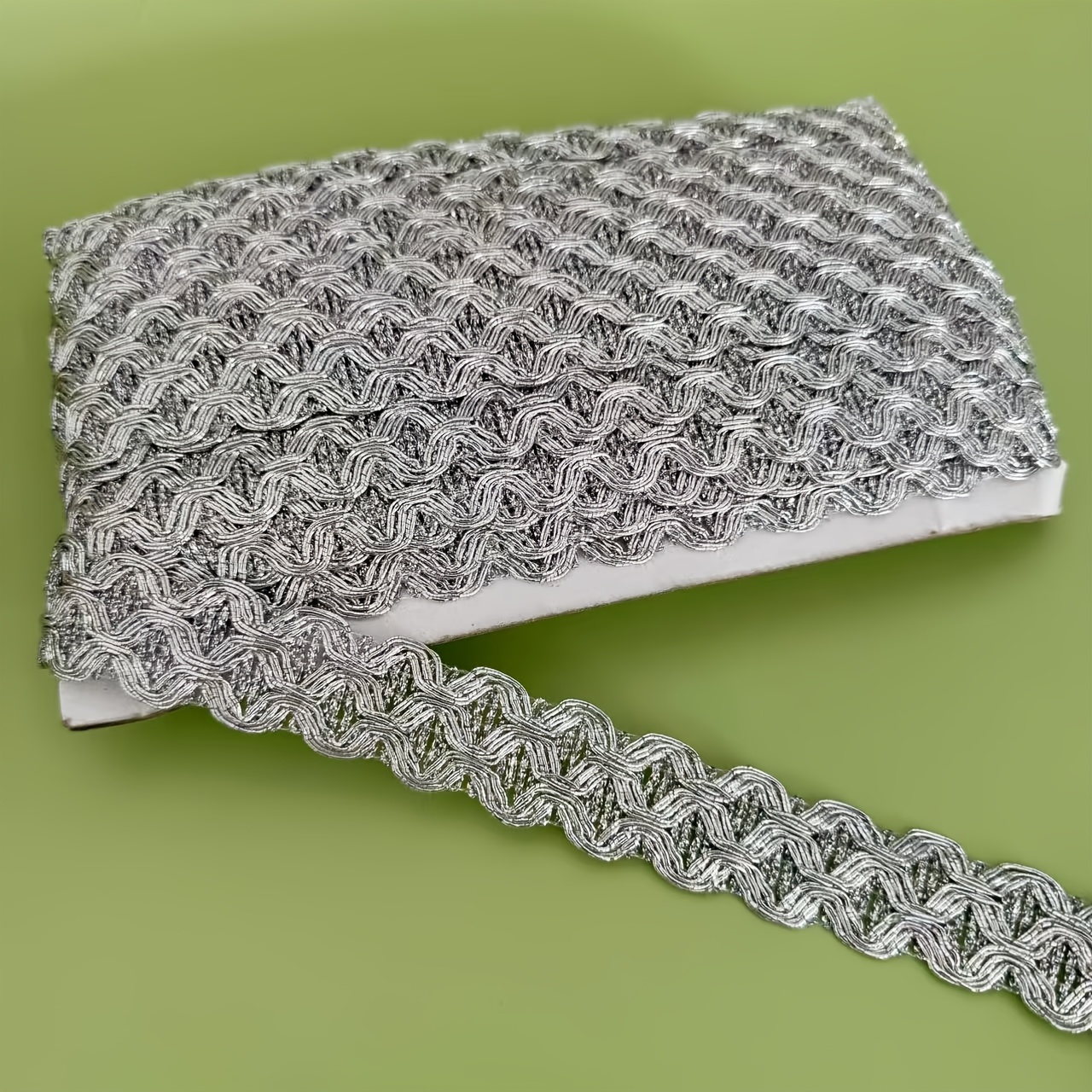 TEMU Dentelle Dorée de 20 pour Couture DIY, Tissu Doré Brillant, pour Rideaux, Nappes, Housses de Canapé, Dentelle Décorative Main, et Bordure