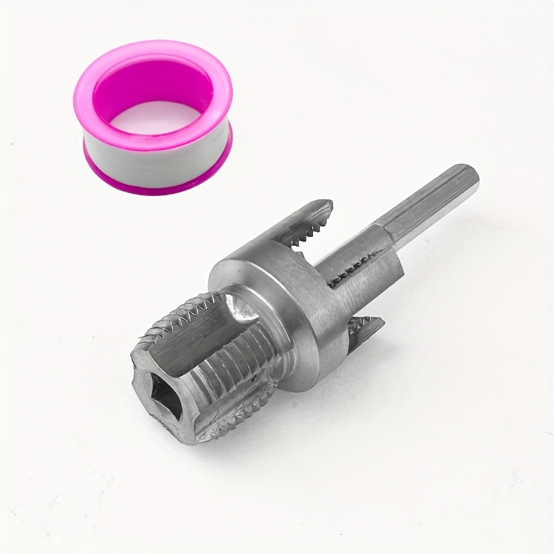 2pcs pipe threader set integrated internal and external thread pipe threading tool for 1 2 inch ppr pipes with taps and dies for thread cutting details 3