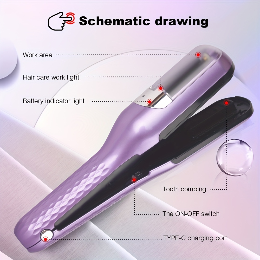 Hair Trimmer with USB-Powered Cordless Operation Auto Hair Cutting  Technology Lithium-Ion, Design with Wet/ Use, Type-C Charging, Long-* for  Men