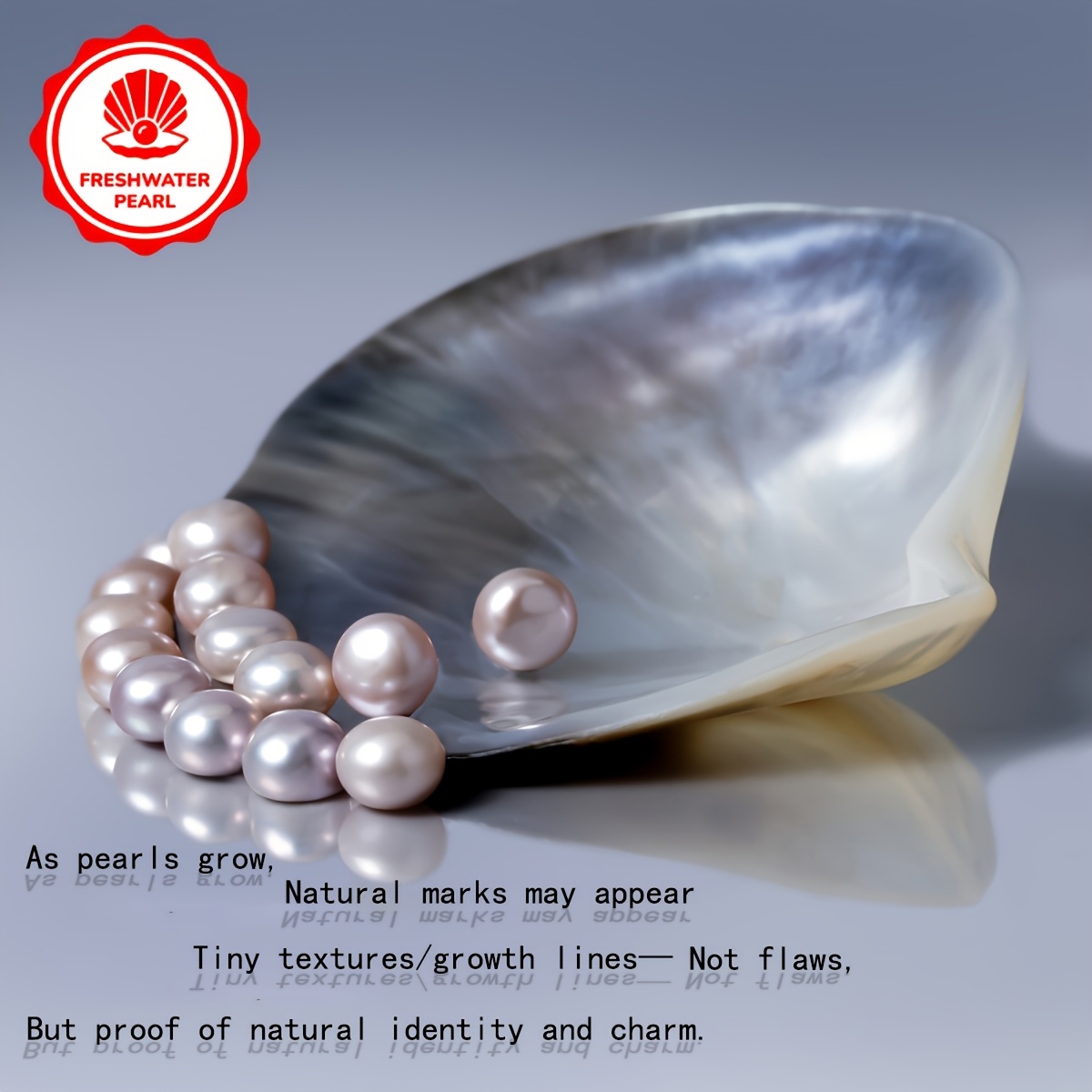 1 Pair Freshwater Pearl Earrings, Oval Shape Style