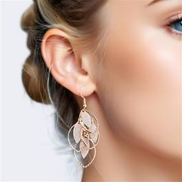 womens elegant leaf drop earrings vintage bohemian style metal intricate leaf design for parties daily wear gift cute earrings party accessories sophisticated accessories fashion jewelry durable material statement jewelry jewelry lovers