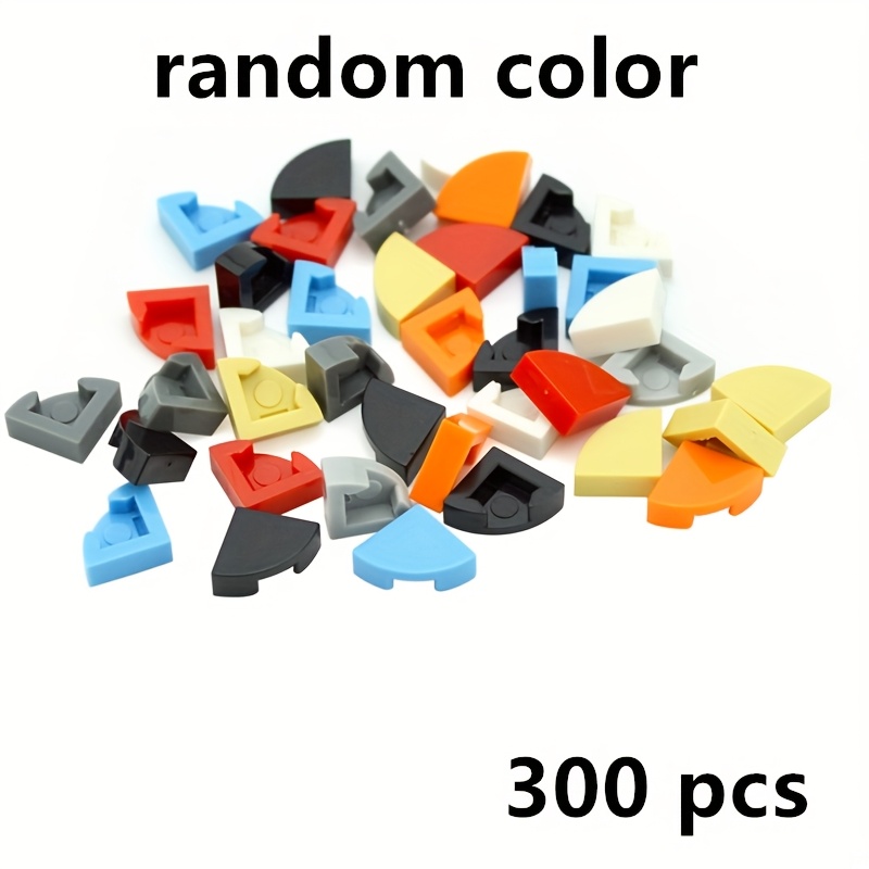Additions Building Blocks Tile Round 1x1 Quarter 1/4 Round Light Panel Moc Parts Plastic Bricks Random Color Compatible With 25269 Toys