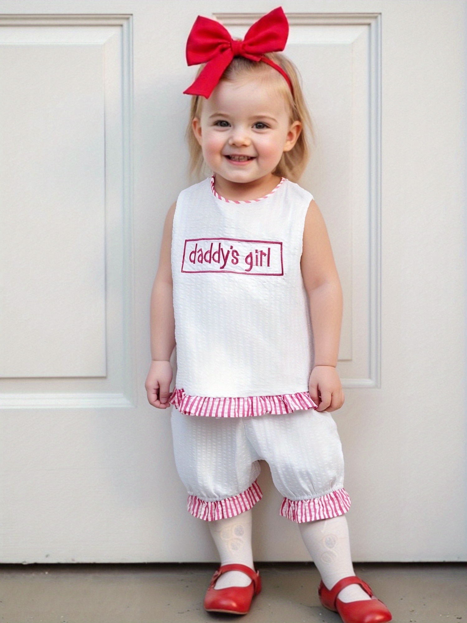 daddys girl baby girl outfit toddler girl summer outfits Temu