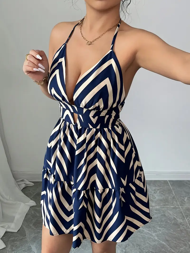 sling striped short mini dress suitable vacation - Temu Iceland sling striped short mini dress suitable vacation - Temu Iceland