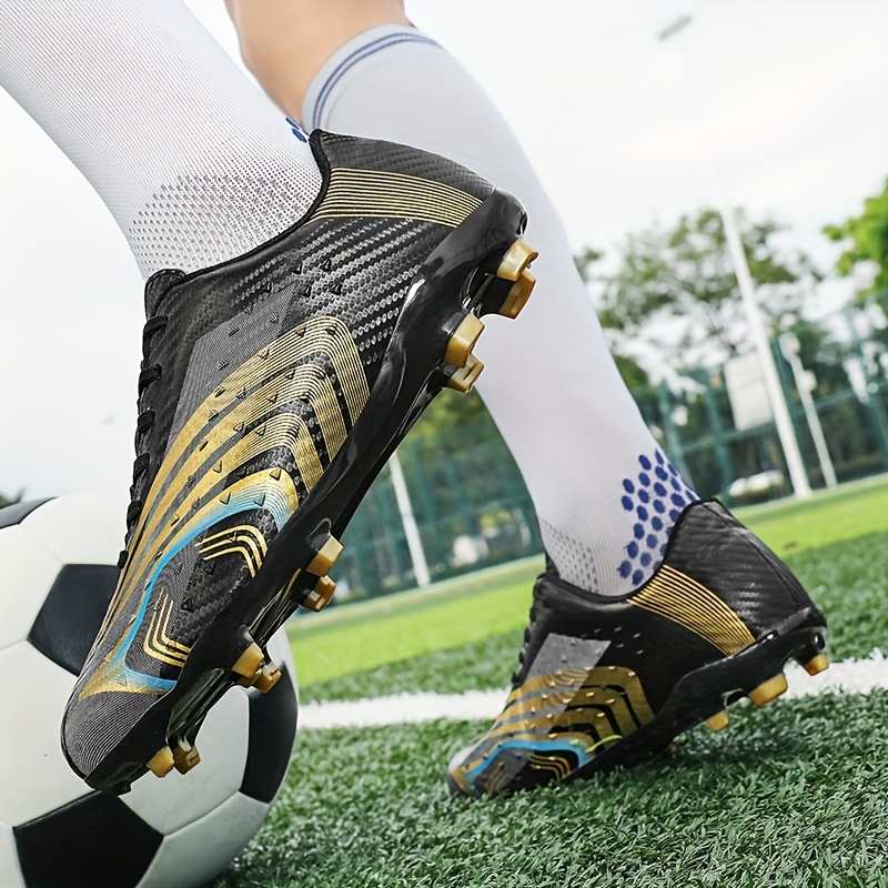 Botas de Fútbol Profesionales para Hombre - Zapatillas Ligeras Unisex con Parte Superior de PU y Suela de TPU para Mayor Agarre, Ideales para Entrenamientos y Partidos en Césped Artificial - Zapatos de Fútbol Profesionales │ Zapatillas de Equipo │ Botas de Fútbol Profesionales para Exteriores