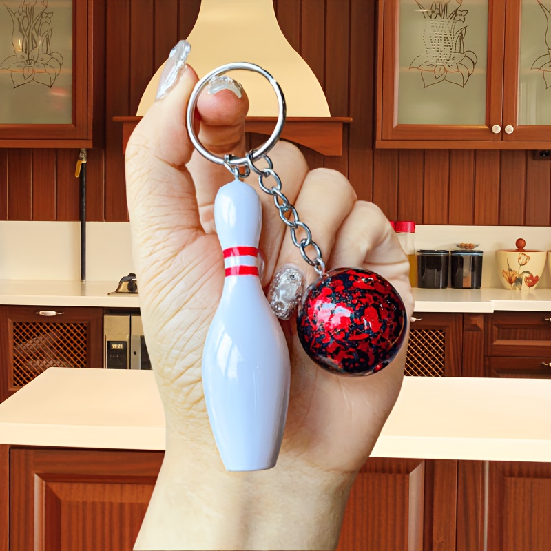 Bowling Ball Keychain Pendant Simulation Mini Bowling Ball Keychain Car  Keychain, Charm Keychain, Ideal Gift