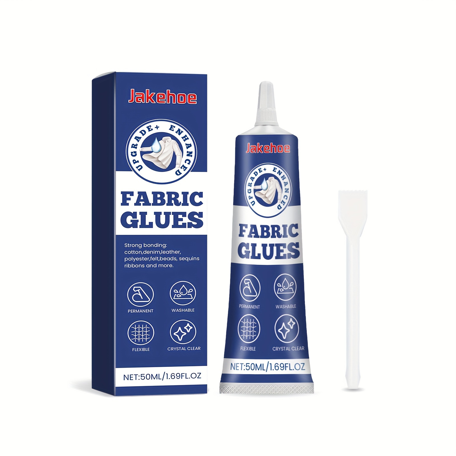 

Household Fabric Adhesive Glue, Multi- Fabric Glue Clothes Pattern Adhesive Soft Adhesive